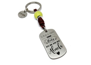 Llavero Lo Mejor De Tenerte Como Madre Es Que Seas Su Abuela - Idealia® Regalos Personalizados