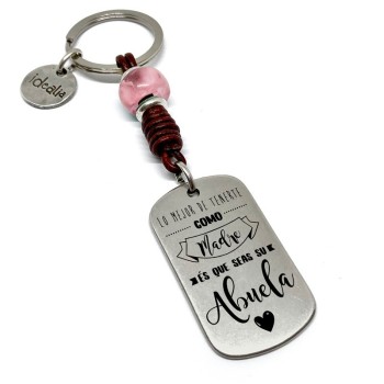 Llavero Lo Mejor De Tenerte Como Madre Es Que Seas Su Abuela - Idealia® Regalos Personalizados
