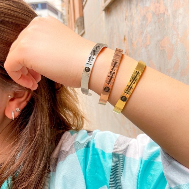 Brazalete Acero Spotify