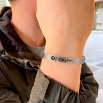 Brazalete Acero Spotify