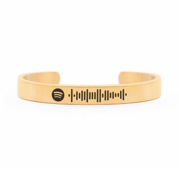 Brazalete Oro Spotify