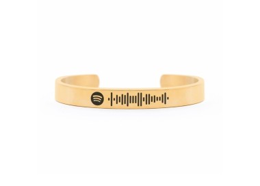 Brazalete Oro Spotify