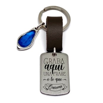 Llavero Plano Resina - Idealia® Regalos Personalizados