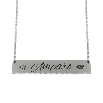 Collar Acero Rectangular