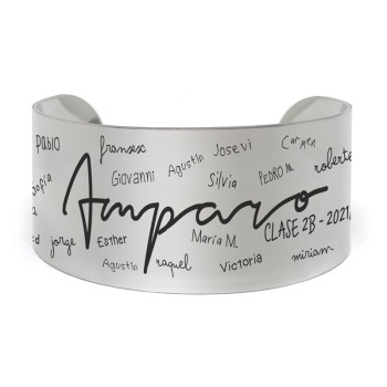 Brazalete profesor con nombres de alumnos