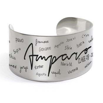 Brazalete profesor con nombres de alumnos