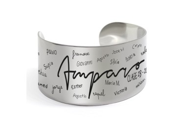Brazalete profesor con nombres de alumnos
