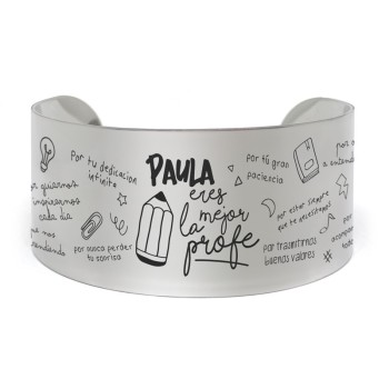 Brazalete profesor con nombres de alumnos