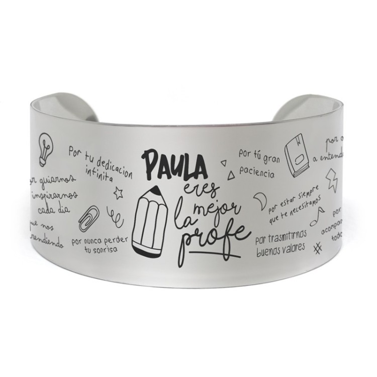 Brazalete profesor con nombres de alumnos