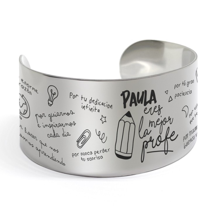 Brazalete profesor con nombres de alumnos