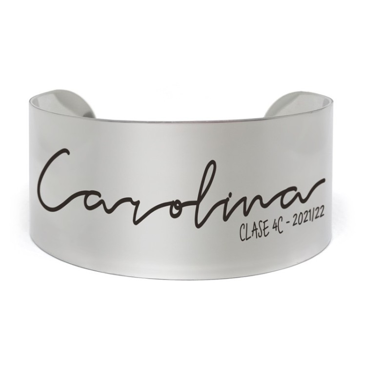 Brazalete profesor con nombre y curso