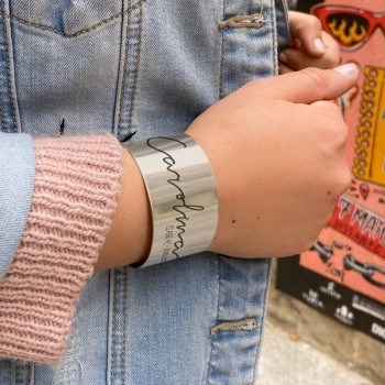 Brazalete profesor con nombre y curso