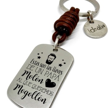 Llavero Estas Son Las Llaves De Un Papa Molon Al Que Queremos Mogollon - Idealia® Regalos Personalizados