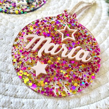 Bola Navidad Glitter