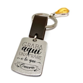 Llavero Plano Resina - Idealia® Regalos Personalizados