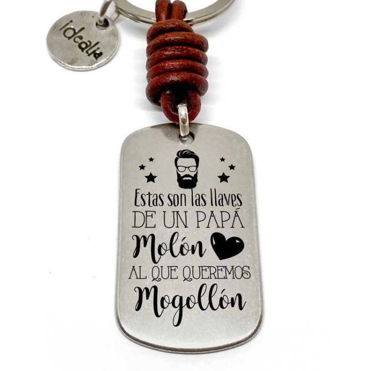 Llavero Estas Son Las Llaves De Un Papa Molon Al Que Queremos Mogollon - Idealia® Regalos Personalizados