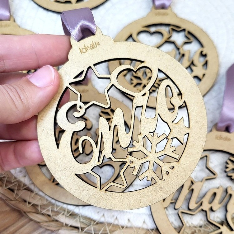 Bola Madera troquelada