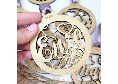 Bola Madera troquelada