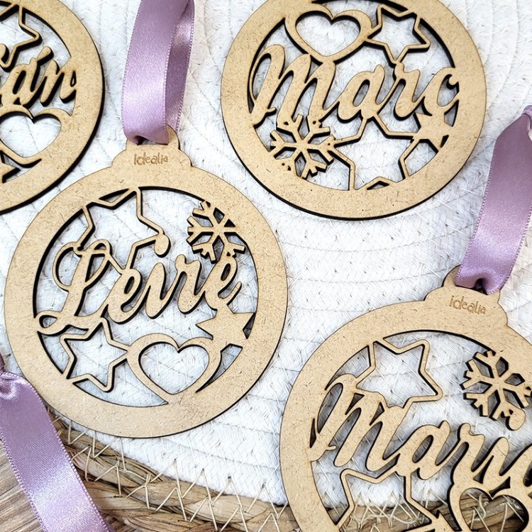 Bola Madera troquelada