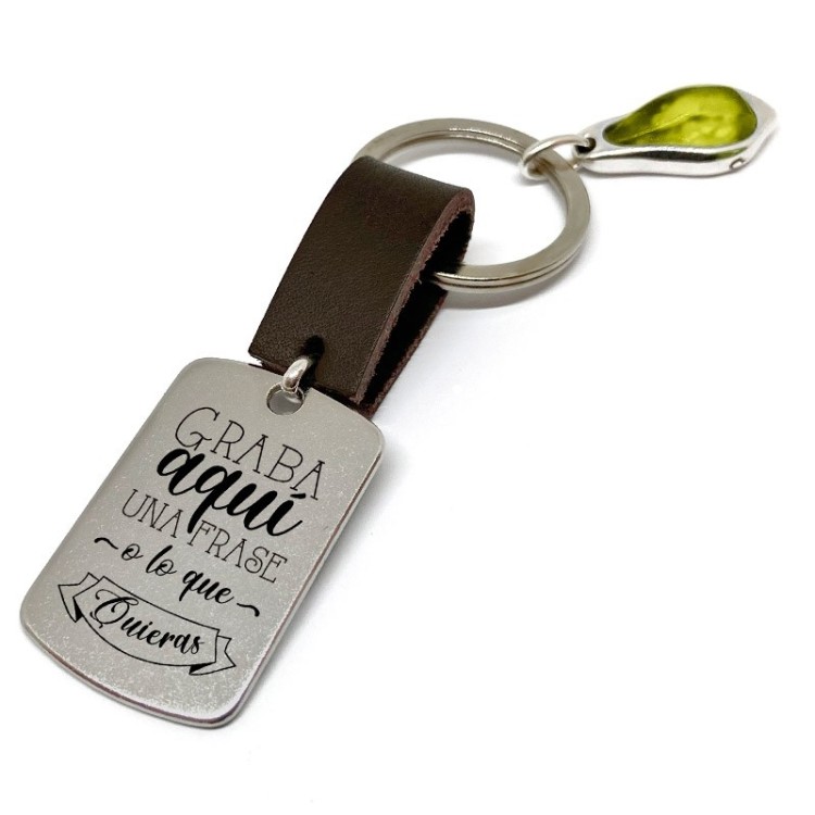 Llavero Plano Resina - Idealia® Regalos Personalizados