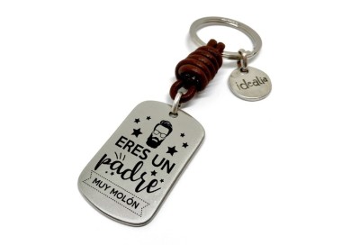 Llavero Eres Un Padre Muy Molon - Idealia® Regalos Personalizados