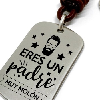 Llavero Eres Un Padre Muy Molon - Idealia® Regalos Personalizados