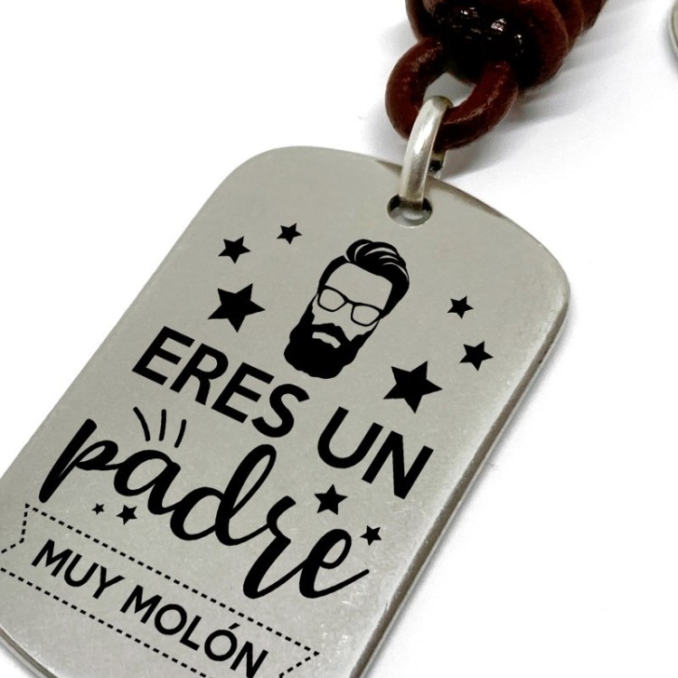 Llavero Eres Un Padre Muy Molon - Idealia® Regalos Personalizados