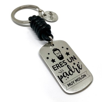 Llavero Eres Un Padre Muy Molon - Idealia® Regalos Personalizados