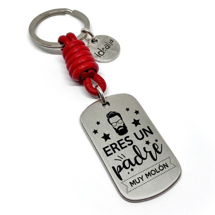 Llavero Eres Un Padre Muy Molon - Idealia® Regalos Personalizados
