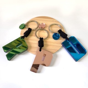 Llavero Inicial Espejo