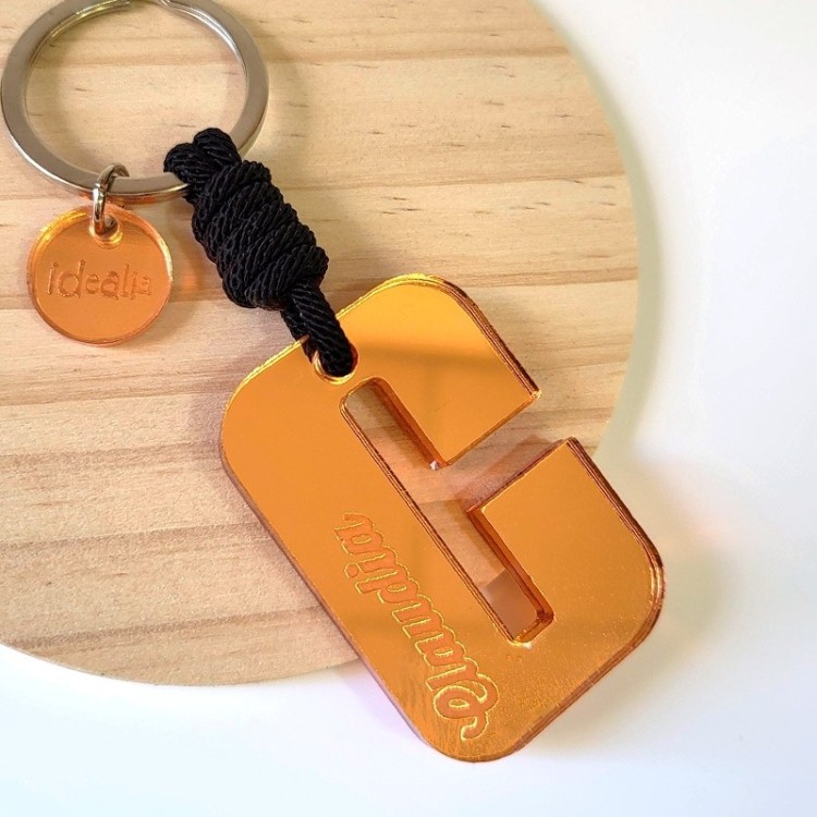 Llavero Inicial Espejo