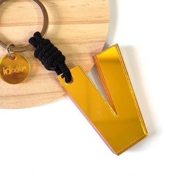 Llavero Inicial Espejo