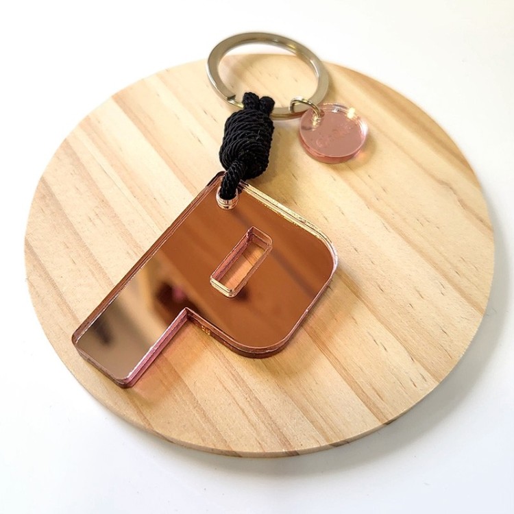 Llavero Inicial Espejo