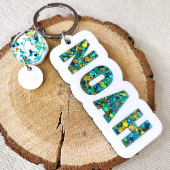Llavero Glitter Nombre