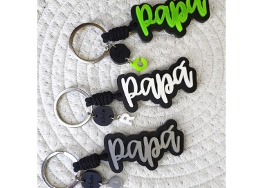 Llavero silueta Papá