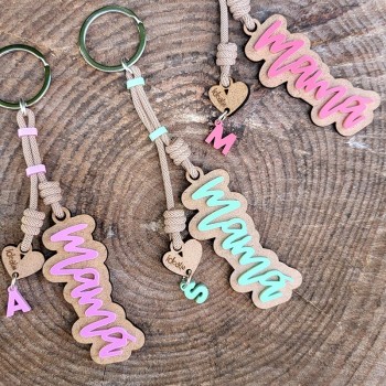 Llavero silueta Mamá