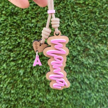 Llavero silueta Mamá