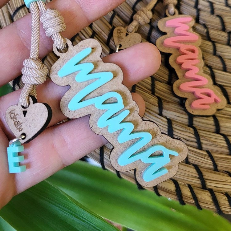 Llavero silueta Mamá