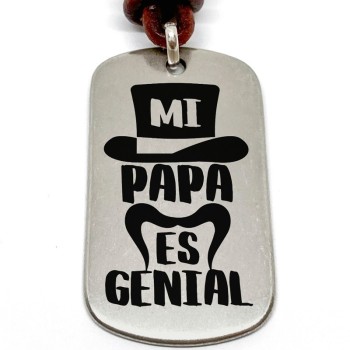 Llavero Mi Papa Es Genial - Idealia® Regalos Personalizados