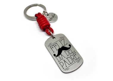 Llavero Feliz Dia Del Padre - Idealia® Regalos Personalizados