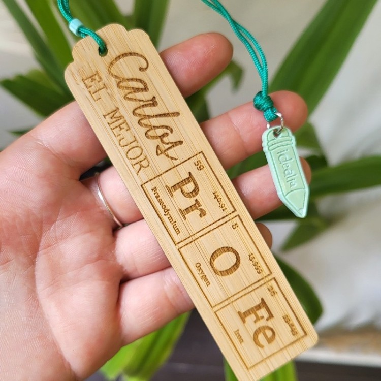 Marca páginas madera Mejor Profe