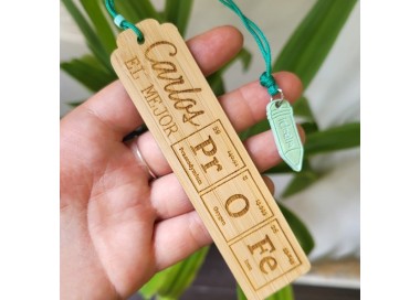 Marca páginas madera Mejor Profe