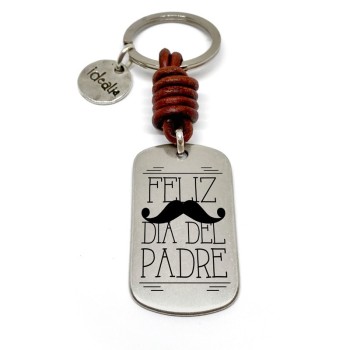 Llavero Feliz Dia Del Padre - Idealia® Regalos Personalizados
