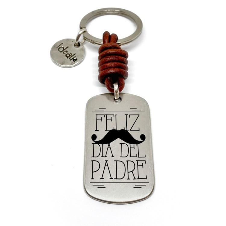 Llavero Feliz Dia Del Padre - Idealia® Regalos Personalizados