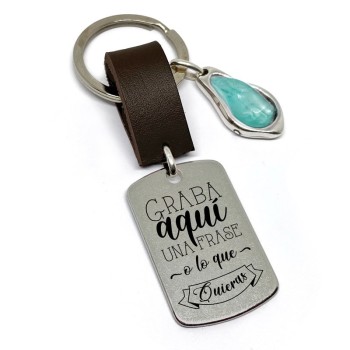 Llavero Plano Resina - Idealia® Regalos Personalizados