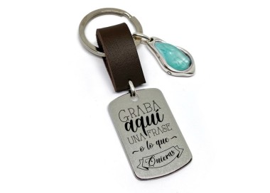 Llavero Plano Resina - Idealia® Regalos Personalizados