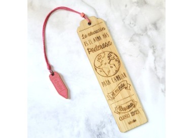 Marca páginas Cambiar el Mundo