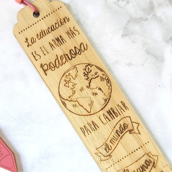 Marca páginas Cambiar el Mundo