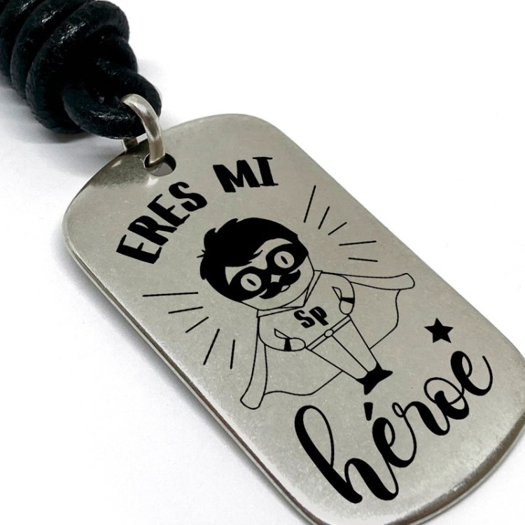 Llavero Eres Mi Heroe - Idealia® Regalos Personalizados