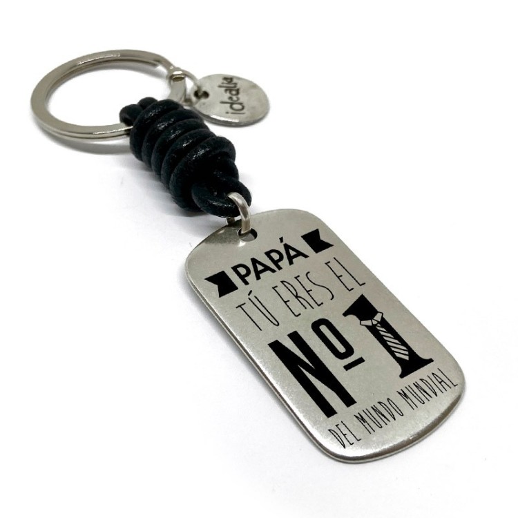 Llavero Papa Tu Eres El Nº1 Del Mundo Mundial - Idealia® Regalos Personalizados